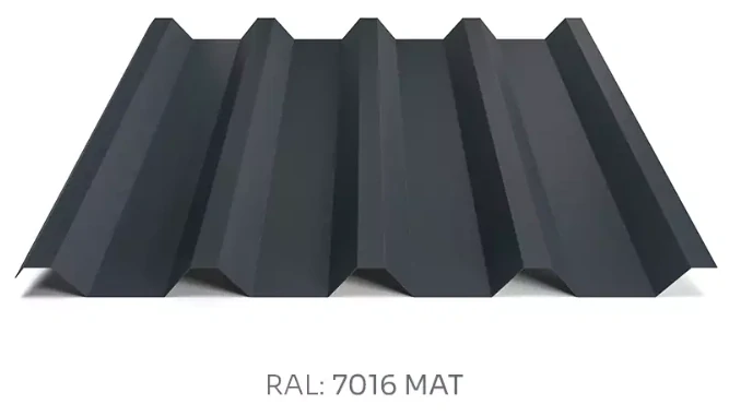 Trapézový plech Hornval T55 PE mat 0,55 mm