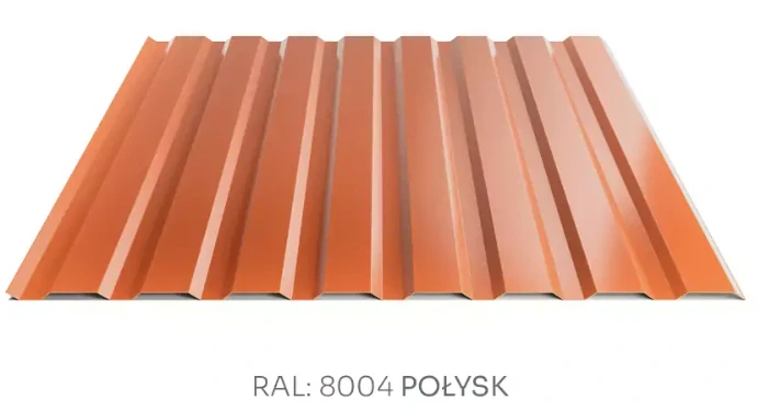 Trapézový plech Hornval E14 elevace PE lesk 0,7 mm