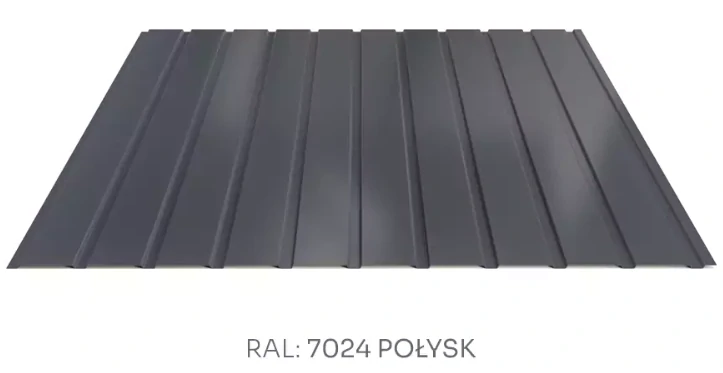 Trapézový plech Hornval E7 elevace PE lesk 0,7 mm