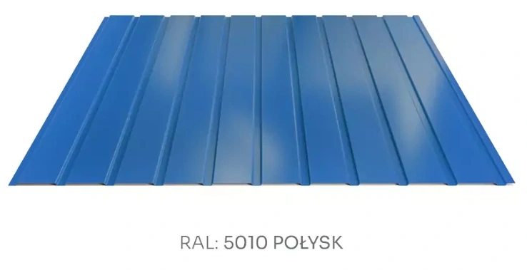 Trapézový plech Hornval E7 elevace PE lesk 0,5 mm
