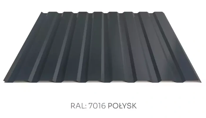 Trapézový plech Hornval E14 elevace PE lesk 0,45 mm