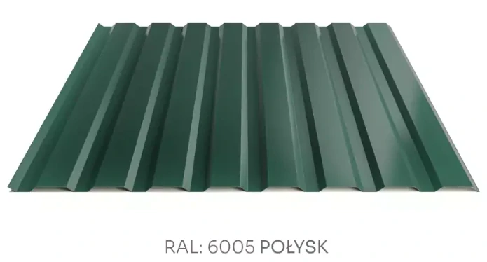 Trapézový plech Hornval E14 elevace PE lesk 0,5 mm