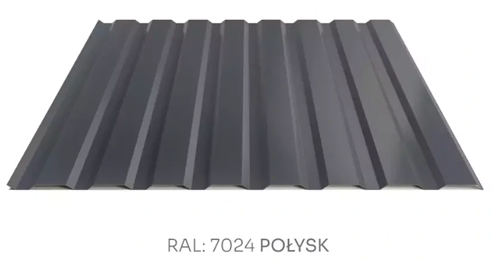 Trapézový plech Hornval E14 elevace PE lesk 0,5 mm