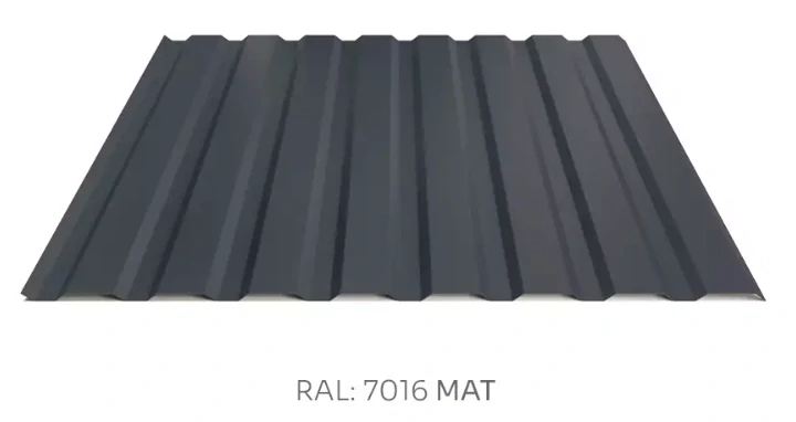 Trapézový plech Hornval E14 elevace PE mat 0,5 mm