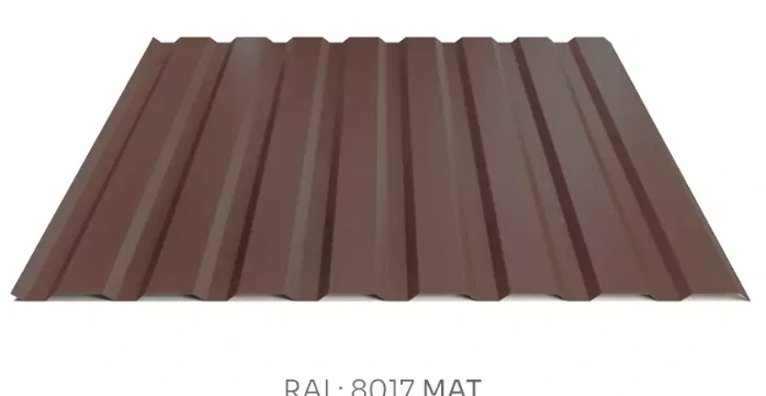 Trapézový plech Hornval E14 elevace PE mat 0,55 mm