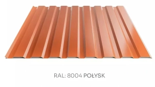 Trapézový plech Hornval E14 elevace PE lesk 0,5 mm